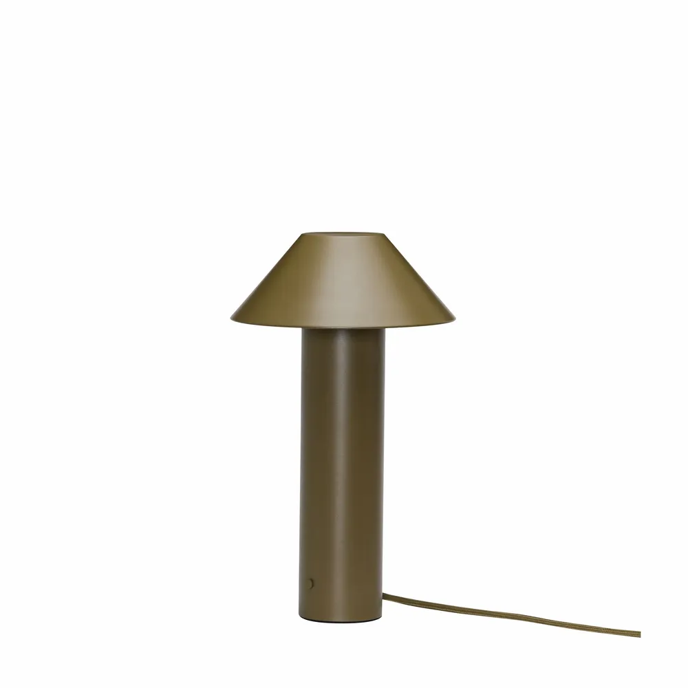 Table lamps - Tower Table Lamp Dark green - HÜBSCH