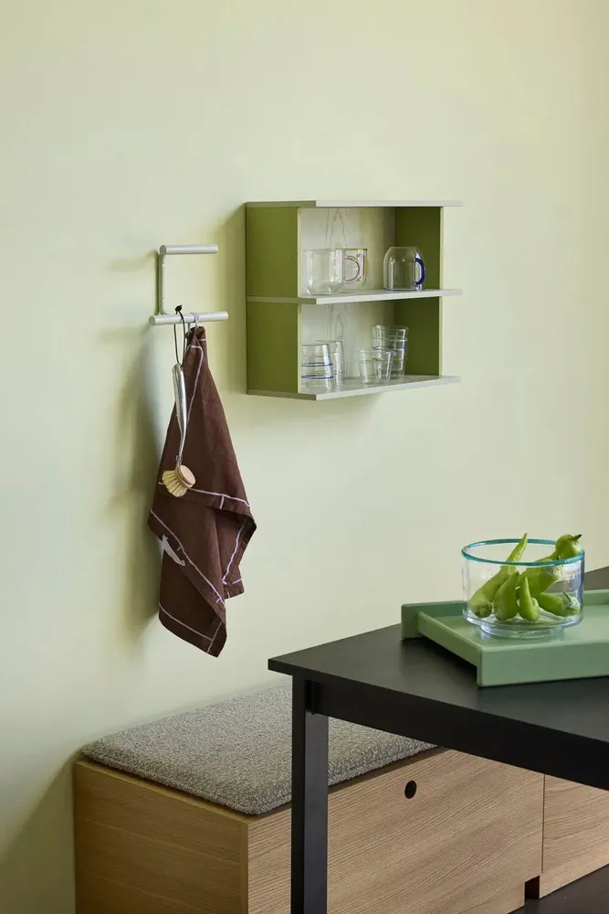 Shelves - Flip Coatrack Light grey - HÜBSCH