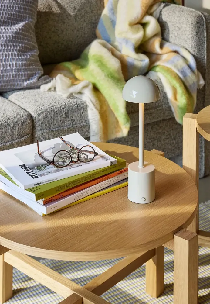 Wireless lamps - Taten Portable Lamp Sand - HÜBSCH