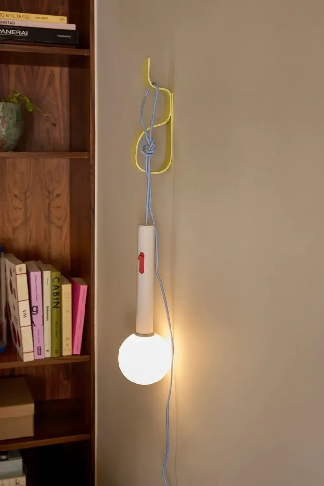 Wall lamps - Talk Wall Lamp Light grey - HÜBSCH