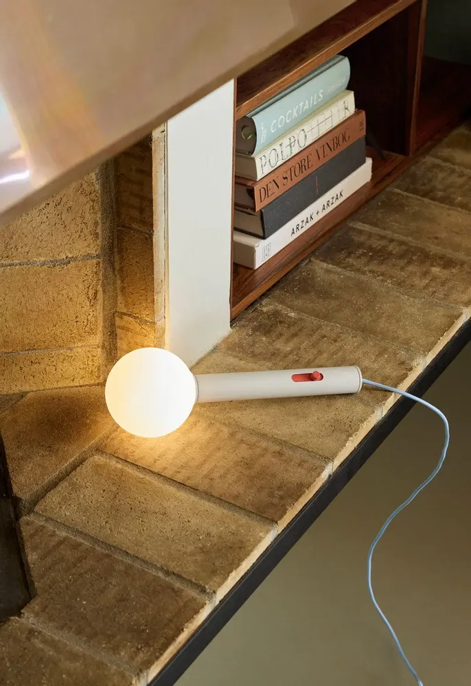 Wall lamps - Talk Wall Lamp Light grey - HÜBSCH