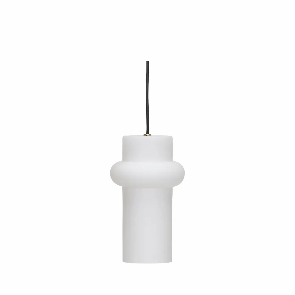 Plafonniers - Pilule Pendule Up Blanc Mat - HÜBSCH