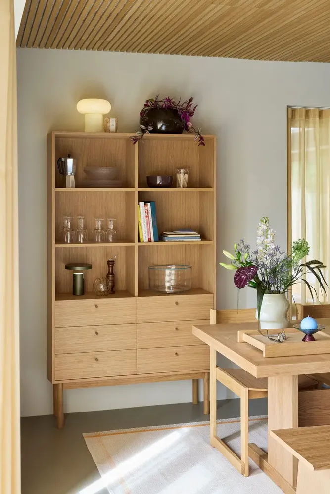 Shelves - Read Cabinet Natural - HÜBSCH