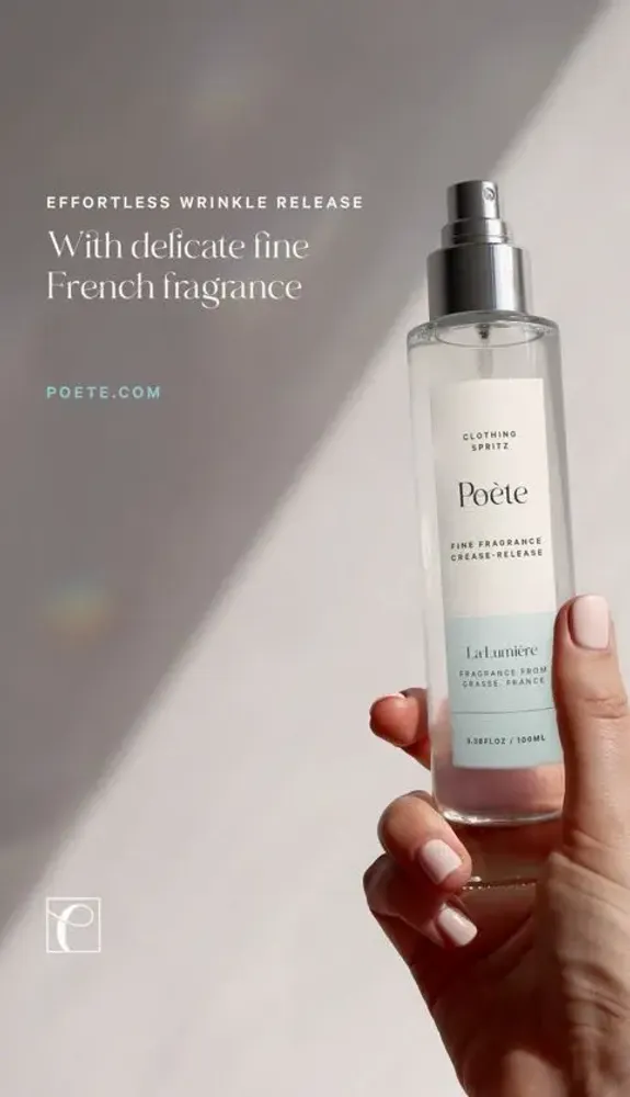 Parfums pour soi et eaux de toilette - Poète Clothing Spritz™ - 100 ml - Spray Défroissant de Parfumerie Fine - POÈTE