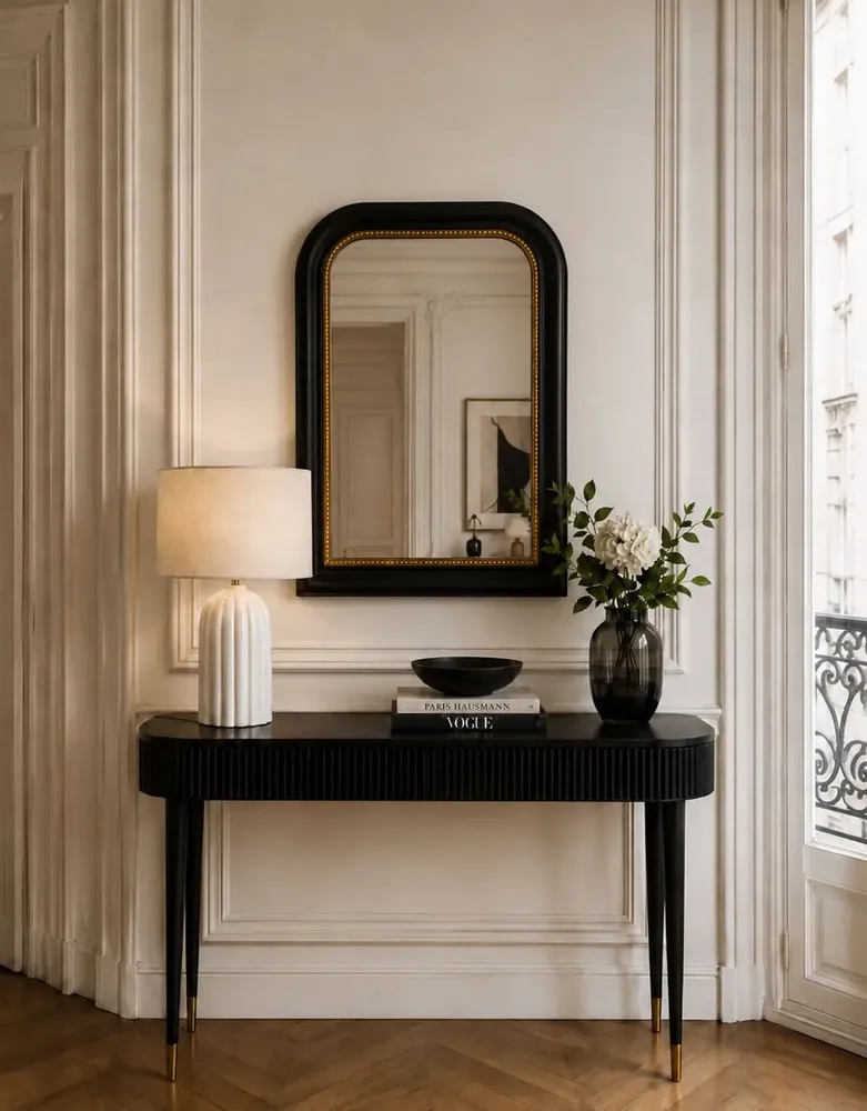 Decorative objects - BLACK AND GOLD “VICTOIRE” MIRROR 66X96CM (EXTERNAL SIZE) - EMDE