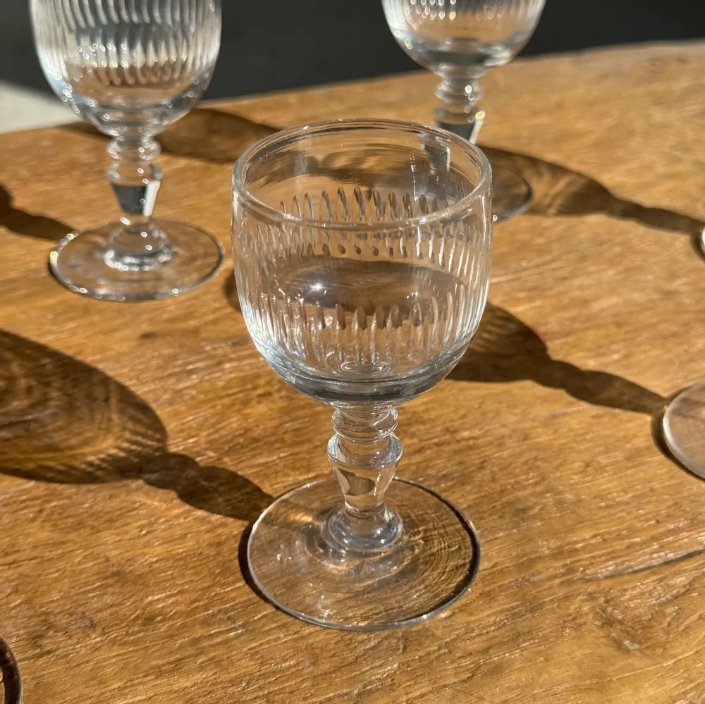 Verres à pied - Lot de 5 mini verres à liqueur à pied H10 D8 - OFFICE OBJETS