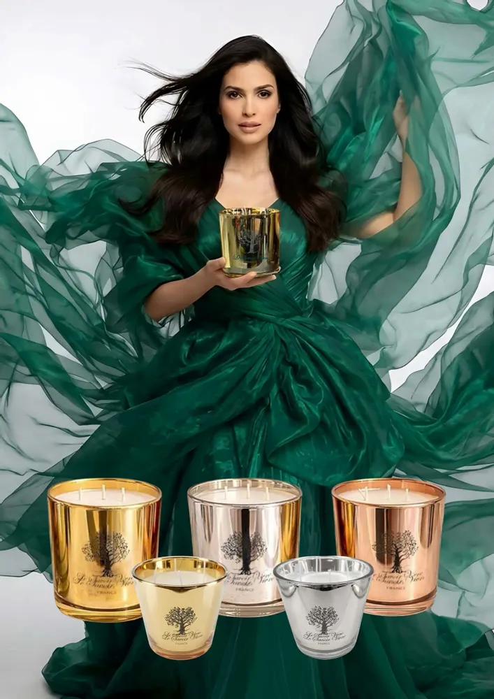 Bougies - signature Elite  GOLD  large - LE SAVOIR VIVRE FRANCE