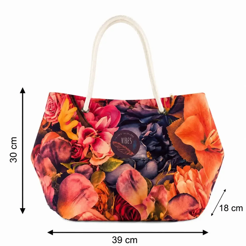 Sacs et cabas - Beach Bag Medium Rose Rosa - BEACH VIBES