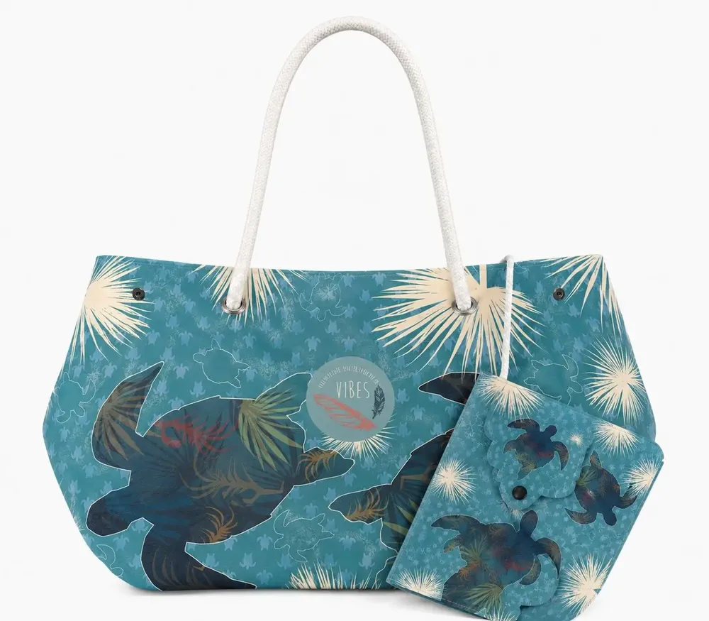 Sacs et cabas - Beach Bag Medium Turtle - BEACH VIBES