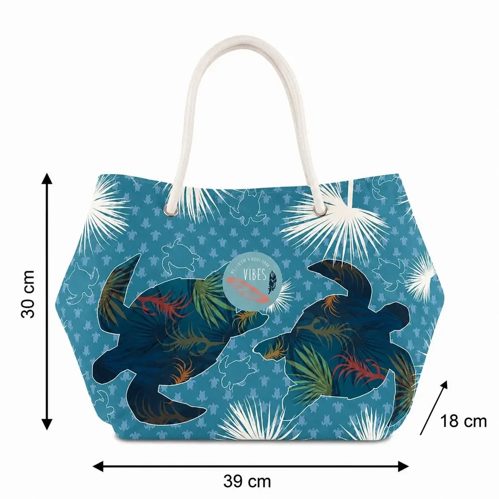 Sacs et cabas - Beach Bag Medium Turtle - BEACH VIBES