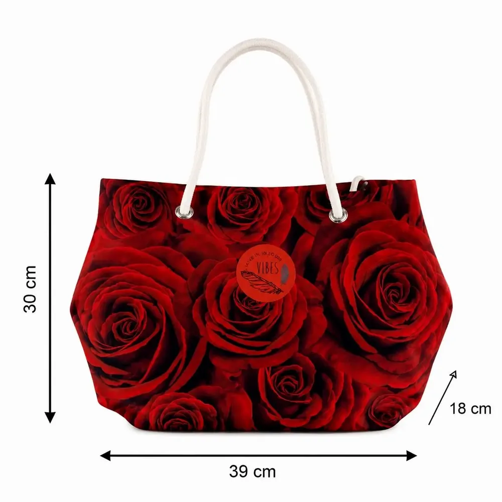 Sacs et cabas - Beach Bag Medium Rosso Valentino - BEACH VIBES