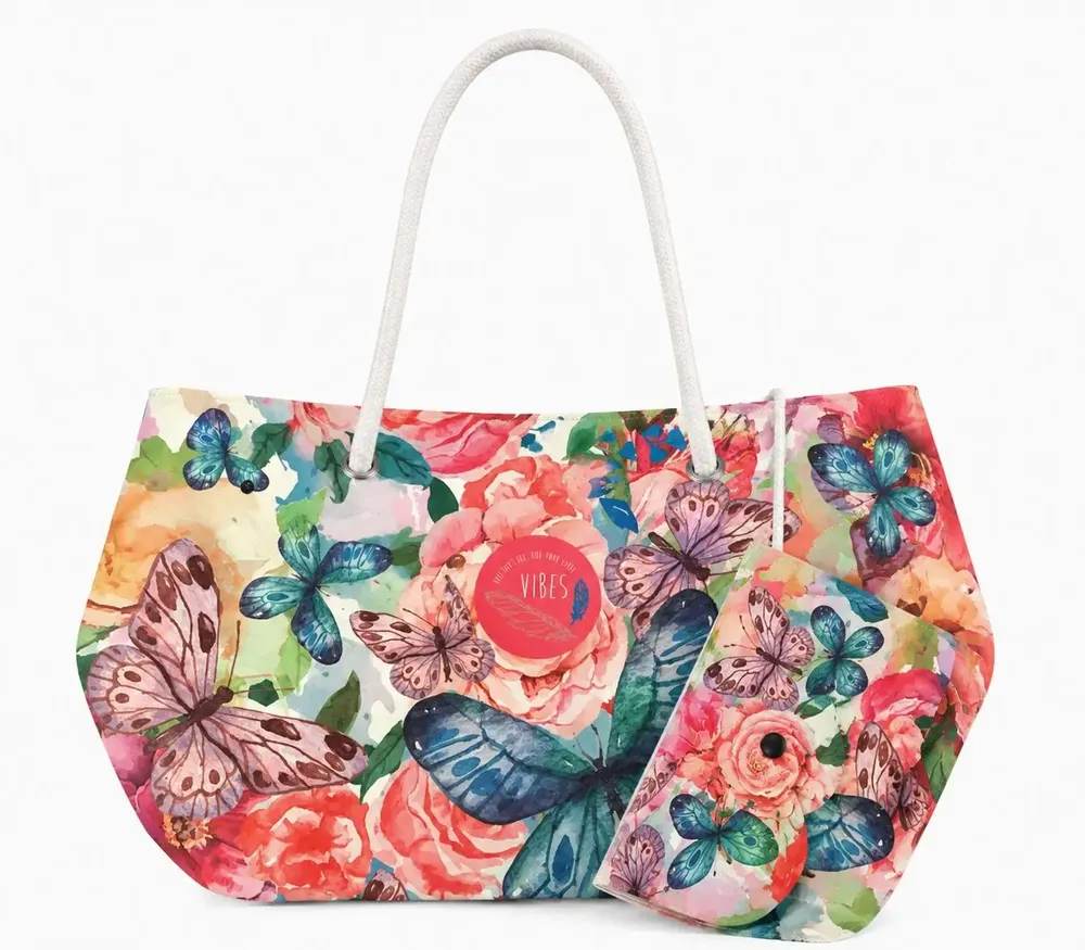 Sacs et cabas - Beach Bag Medium Mariposa - BEACH VIBES