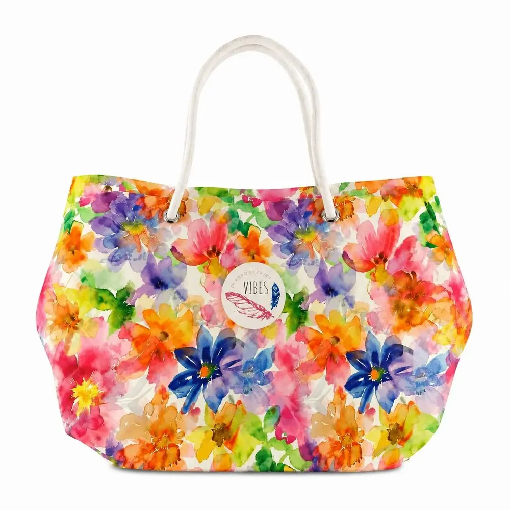 Sacs et cabas - Beach Bag Medium Florato - BEACH VIBES