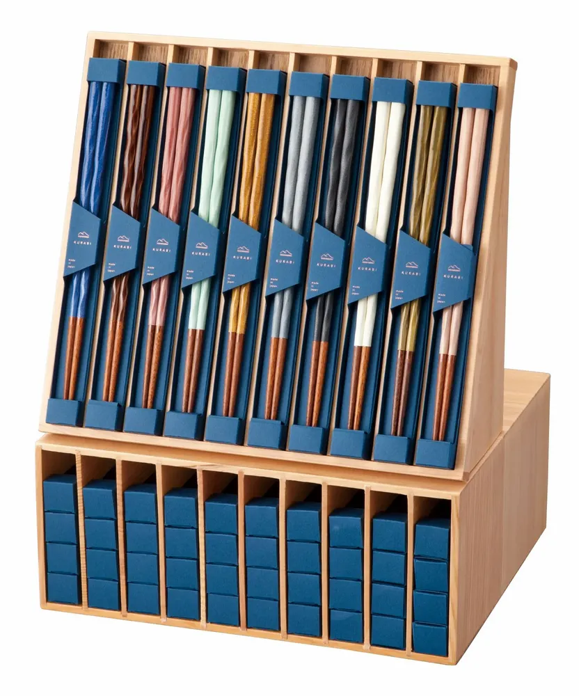 Cutlery set - KURABI 　Pottery sytle Chopsticks - KURABI