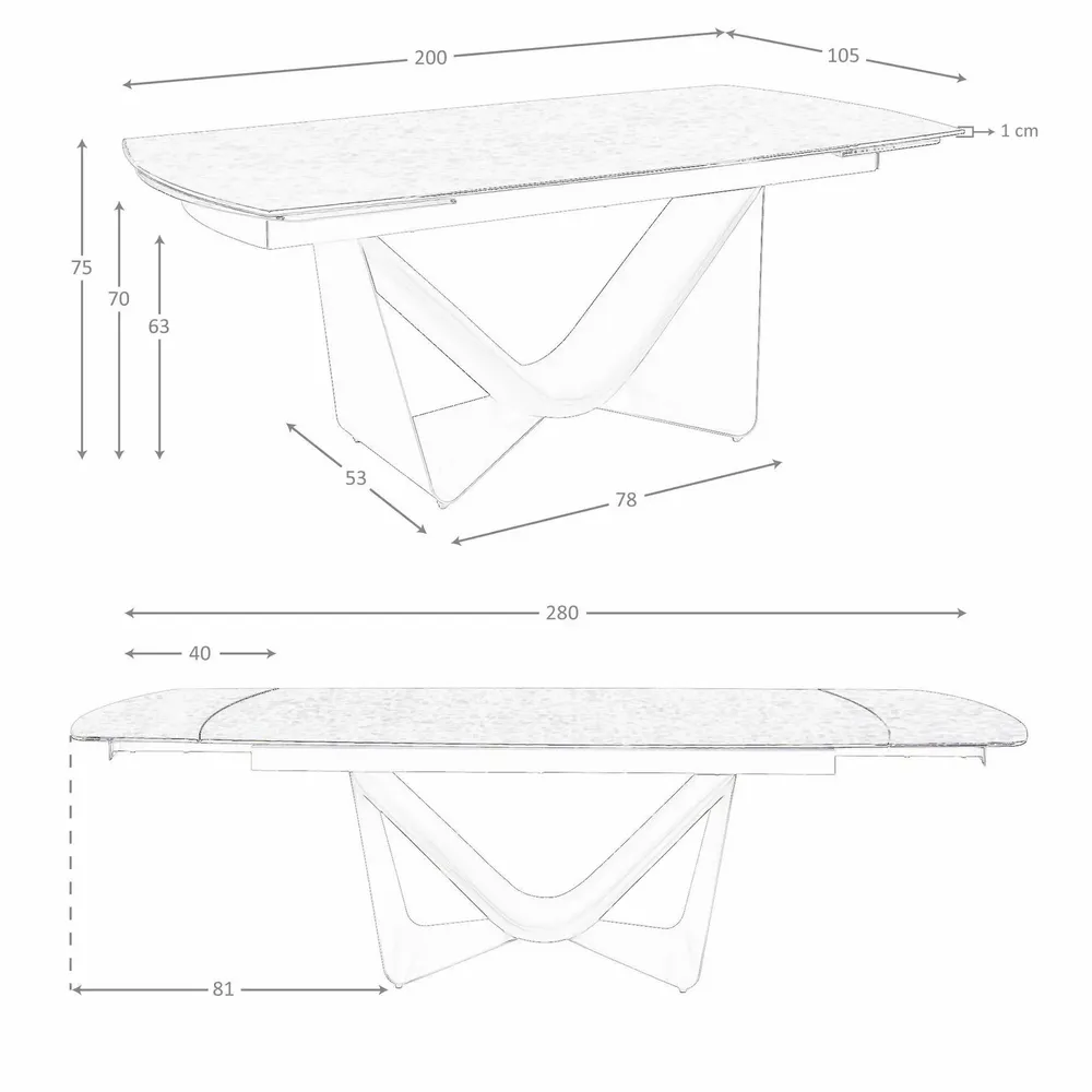 Dining Tables - Extendable barrel oval dining table in black glass, steel, dark grey fiberglass and metal - ANGEL CERDÁ