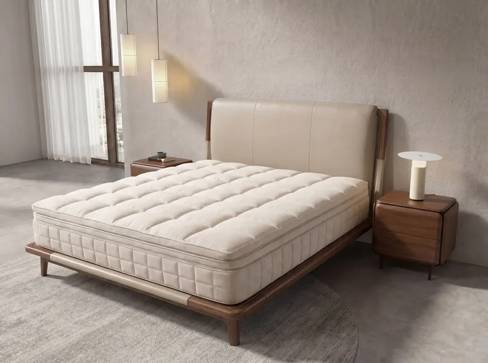 Literie pour hôtels - Matelas hybride en latex naturel avec mini ressorts ensachés Cooltex 180x200 - ANGEL CERDÁ