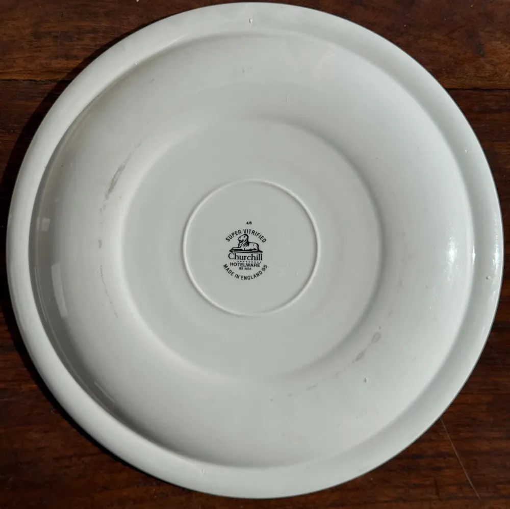 Plats et saladiers - Plat en porcelaine anglaise Churchill à motif floral rose - OFFICE OBJETS