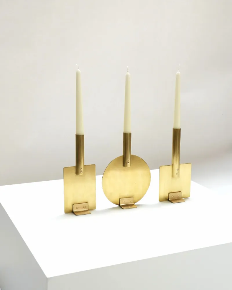 Objets de décoration - Bougeoirs Aura - PALOMA DEFERT ATELIER