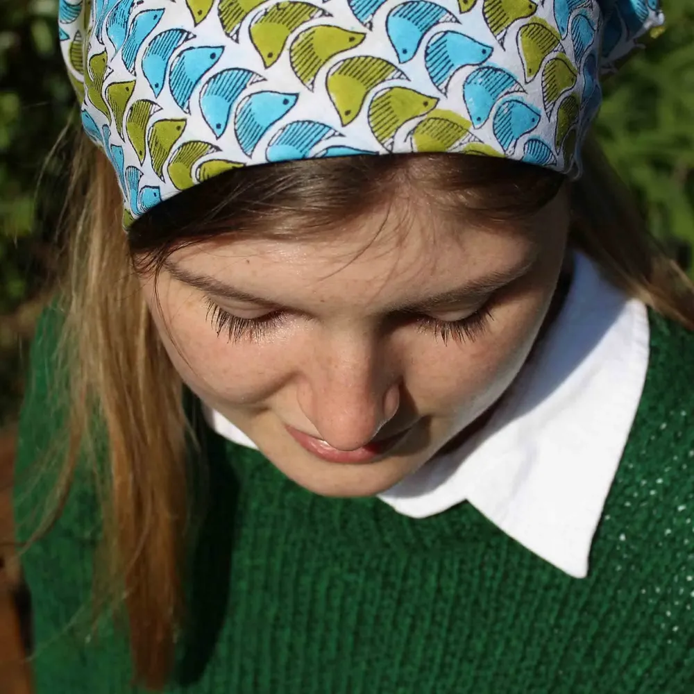 Scarves - Single Packed Cotton Bandanas - Set of 18 - LIME TREE DESIGN