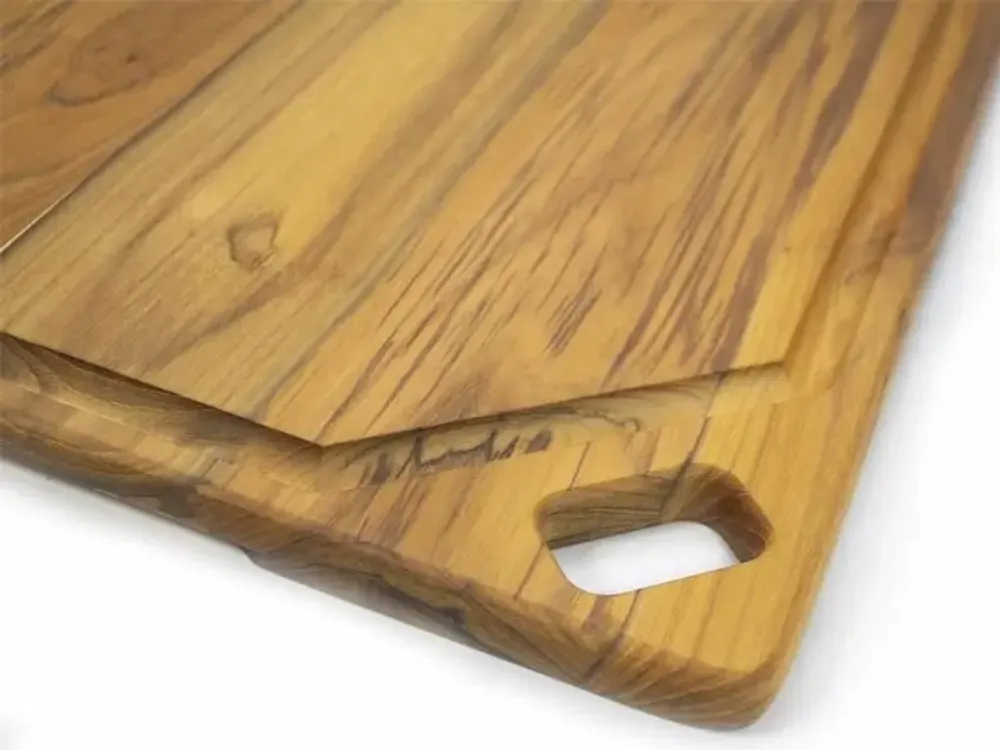 Couteaux - PLANCHE A DECOUPER TECK STOLF ELEGANCE CULINARY 46X36X1.9CM - STOLF