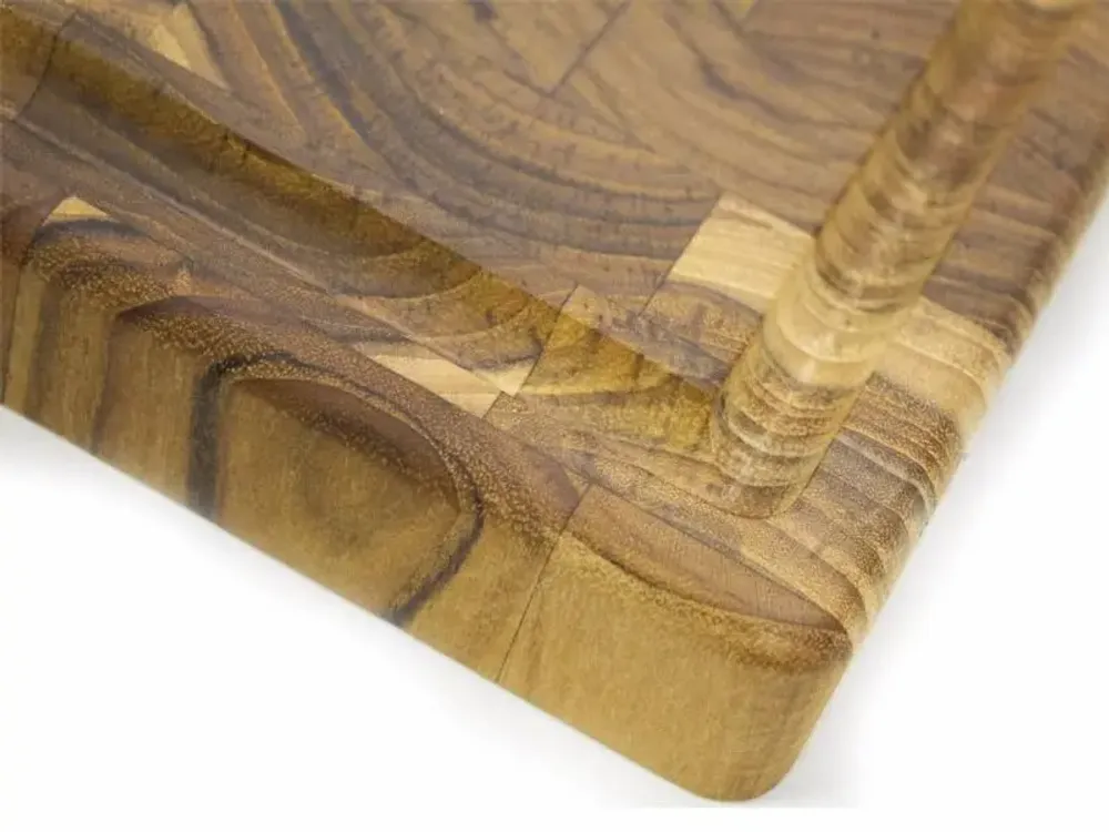 Couteaux - BILLOT TECK BOIS DE BOUT STOLF SUPREME 44X29.5X3.2CM - STOLF