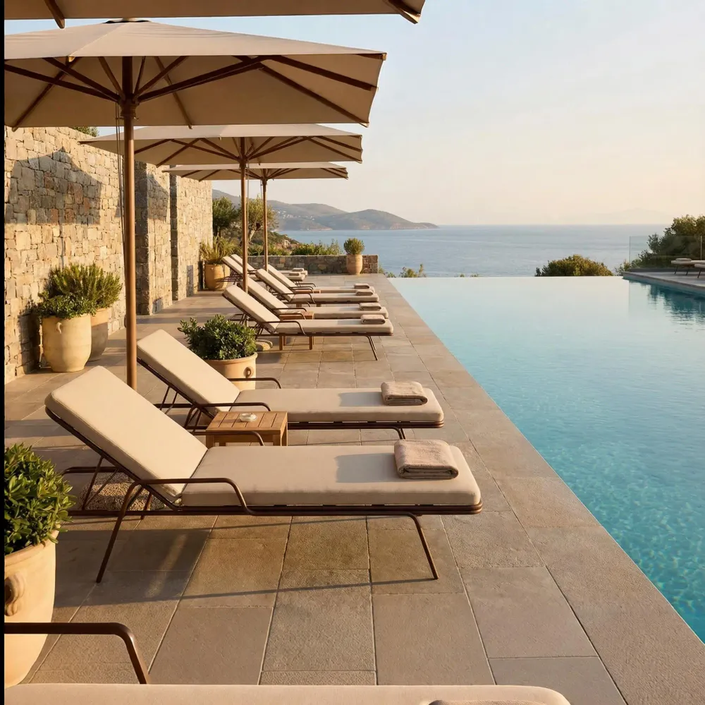Deck chairs - ONA sunlounger - ISIMAR