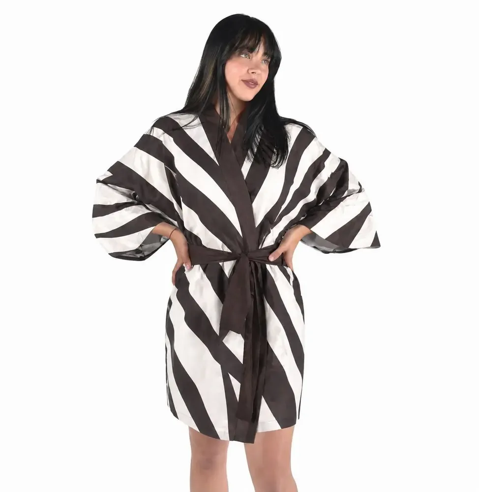 Accessoires de voyage - Kimono Black&White - BEACH VIBES