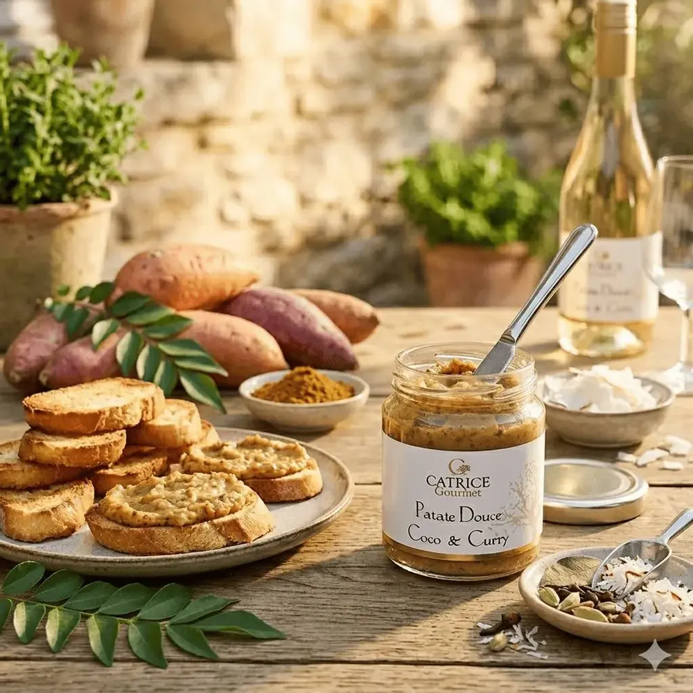 Delicatessen - Sweet potato coconut curry spread - CATRICE GOURMET