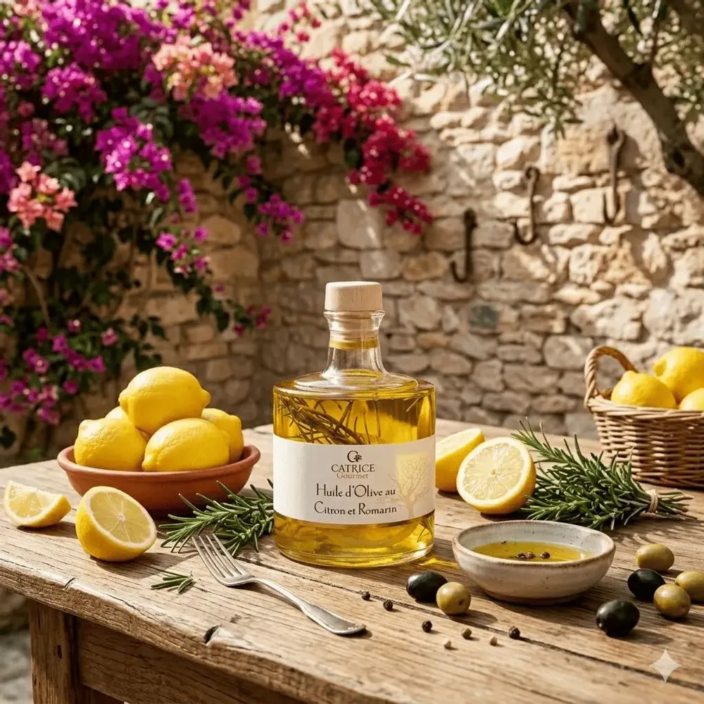 Delicatessen - Olive oil with lemon & rosemary - CATRICE GOURMET