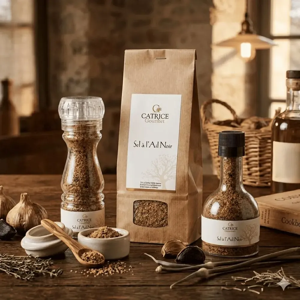 Delicatessen - Salt with black garlic - CATRICE GOURMET