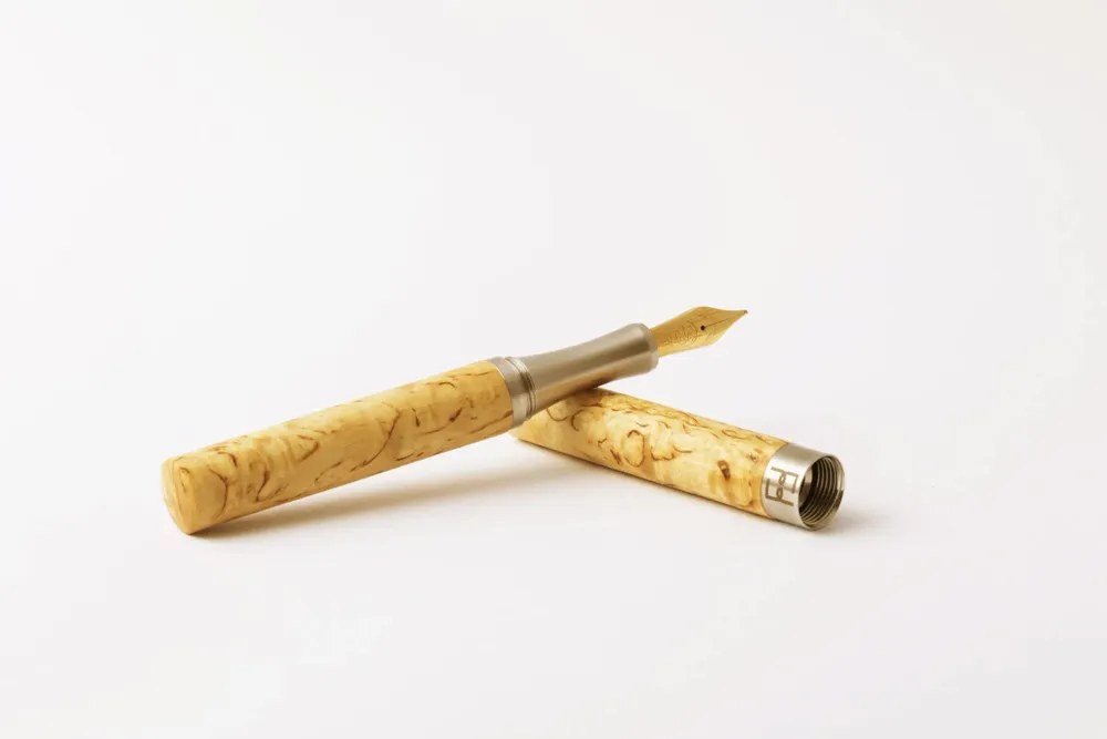 Bijoux - Stylo-plume « Paris » – Bouleau finlandais - ATELIER FESSELER