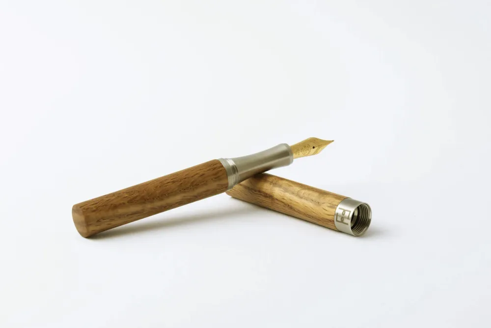 Pens and pencils - Fountain Pen « Paris » – Oak Wood - ATELIER FESSELER