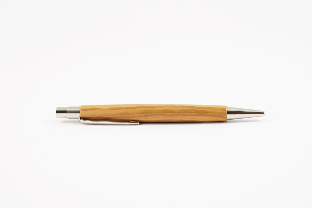 Pens and pencils - Berlin Ballpoin Pen - « Olive Wood  » - ATELIER FESSELER