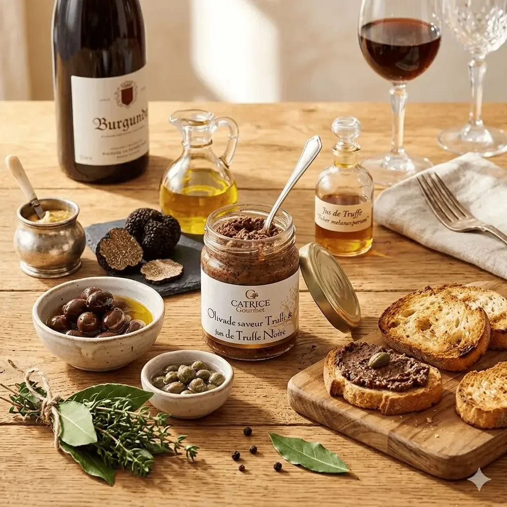Delicatessen - Black tapenade with truffle juice - CATRICE GOURMET