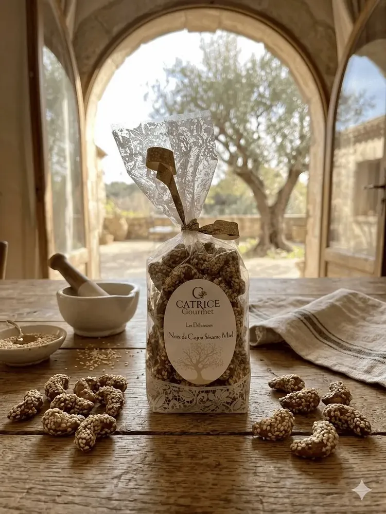 Delicatessen - Honey sesame cashew nuts 150g - CATRICE GOURMET