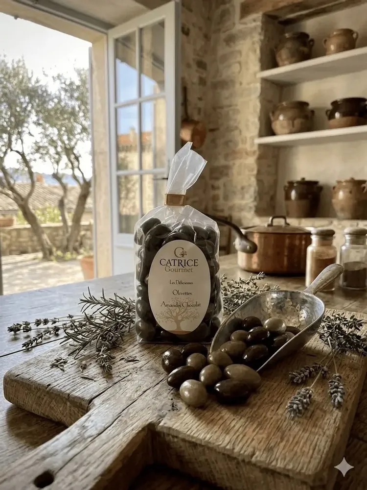 Delicatessen - Chocolate almond olivettes 150g - CATRICE GOURMET