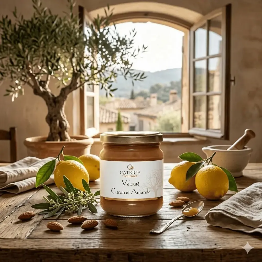 Delicatessen - Velvety Lemon Almond Jam 250g - CATRICE GOURMET