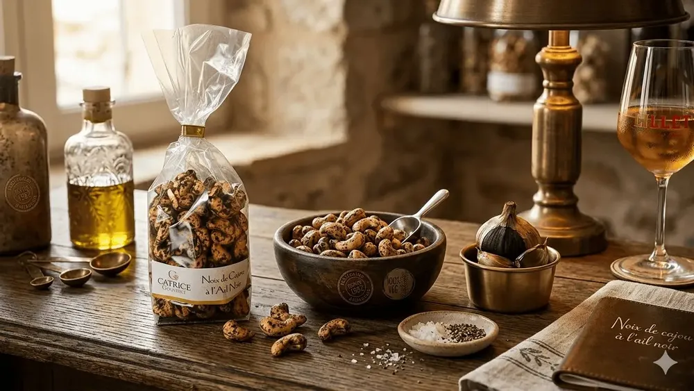 Delicatessen - Cashew nuts with black garlic 150g - CATRICE GOURMET