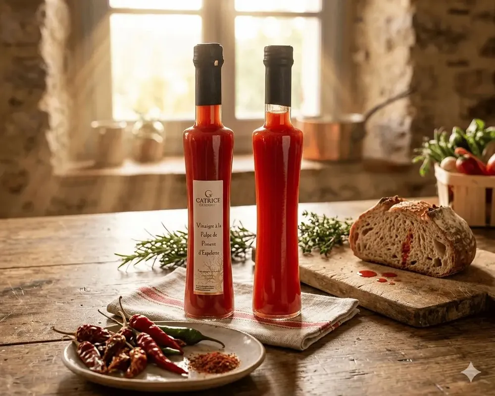 Delicatessen - Espelette chili pepper Pulp Vinegar - CATRICE GOURMET