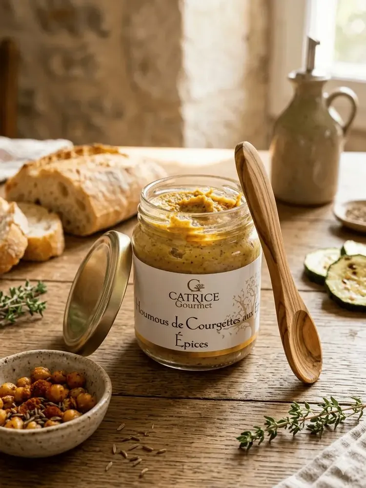 Delicatessen - Hummus zucchini and spices - CATRICE GOURMET