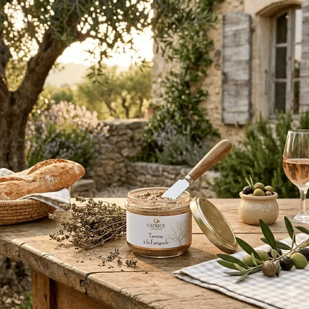 Delicatessen - Pork terrine with Farigoule - CATRICE GOURMET