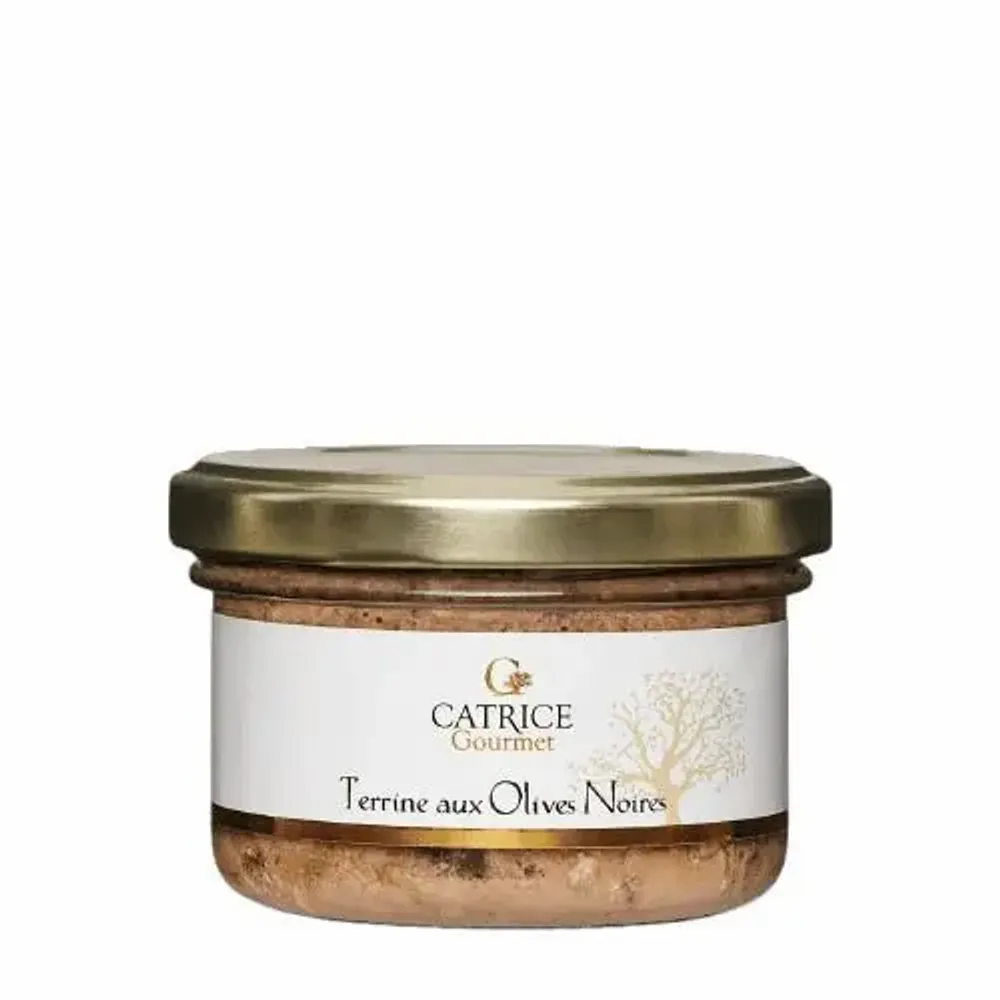 Delicatessen - Pork terrine with black olives - CATRICE GOURMET