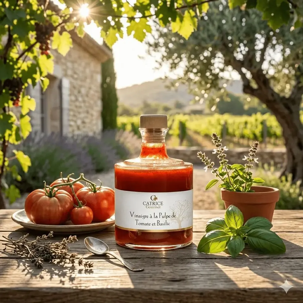 Delicatessen - Tomato-Basil Pulp Vinegar - CATRICE GOURMET