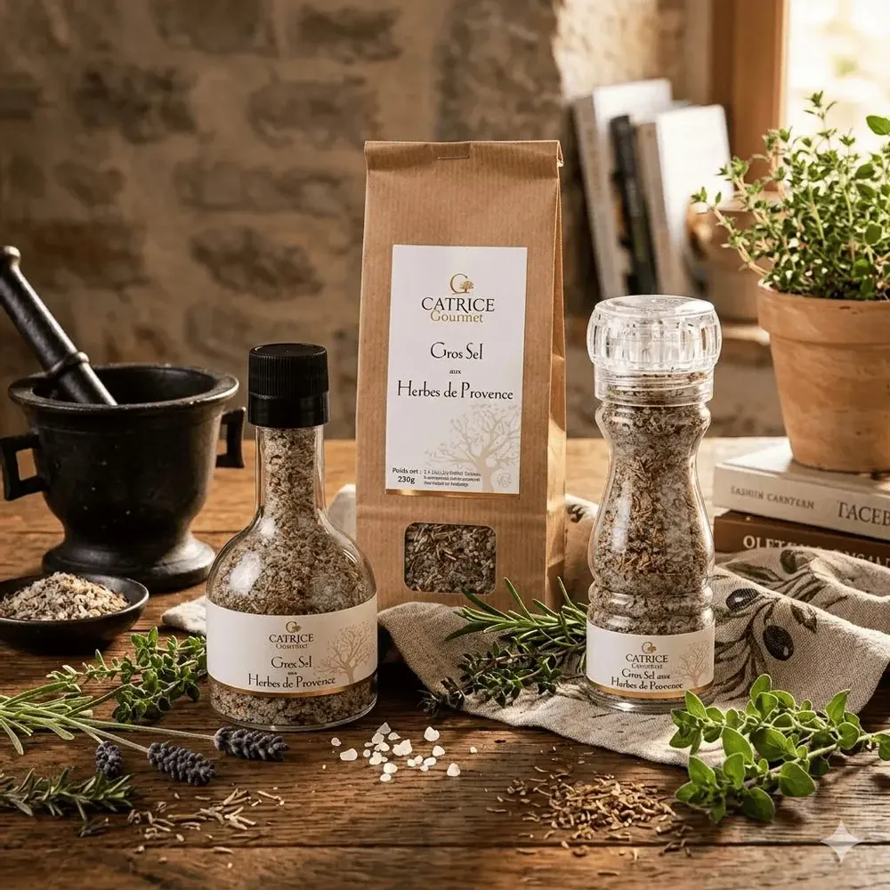 Delicatessen - Salt with "herbes de Provence" (mixed herbs) - CATRICE GOURMET
