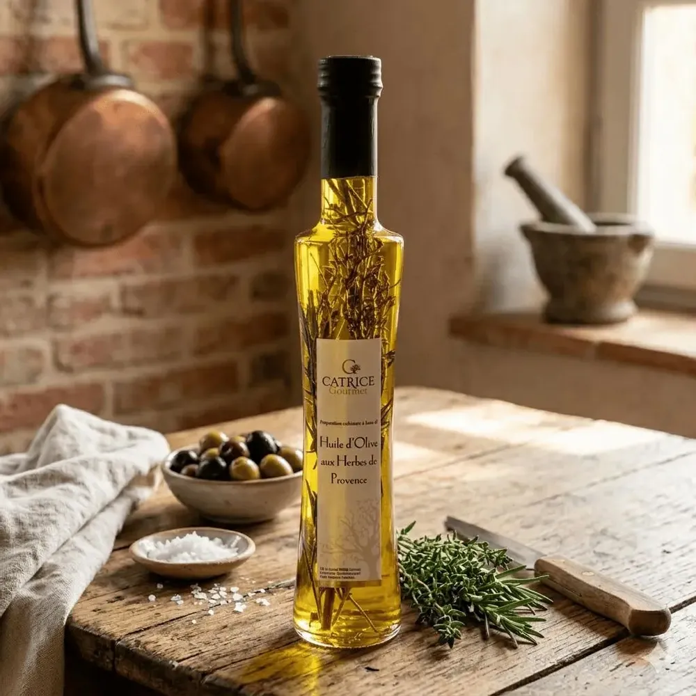 Delicatessen - Olive oil & "herbes de Provence" (mixed herbs) - CATRICE GOURMET