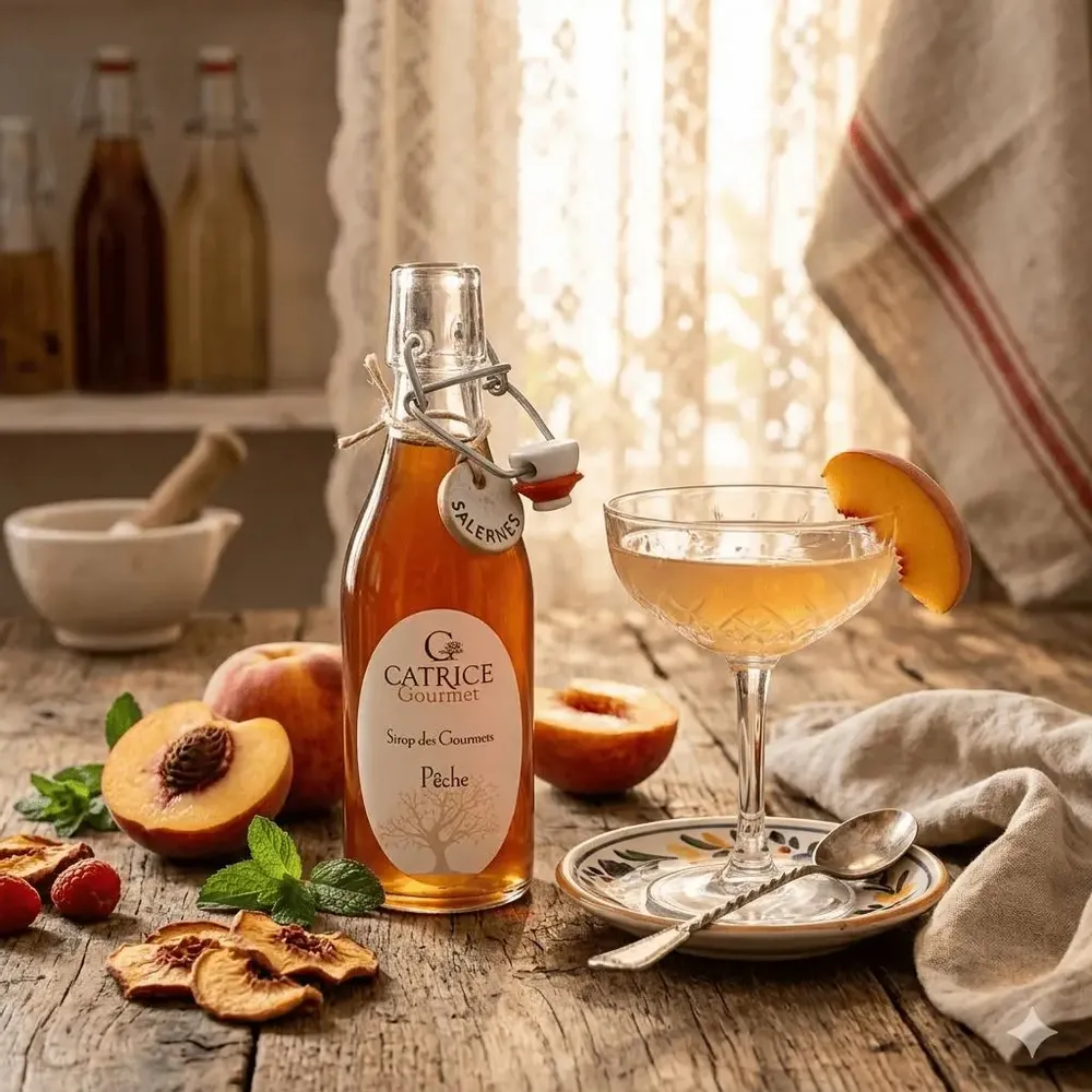Delicatessen - Peach Syrup 25cl - CATRICE GOURMET