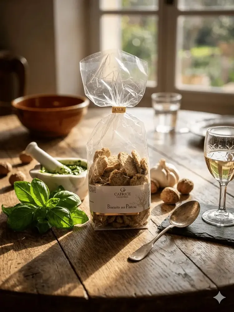 Delicatessen - Pistou Biscuits 150g New for 2026 - CATRICE GOURMET