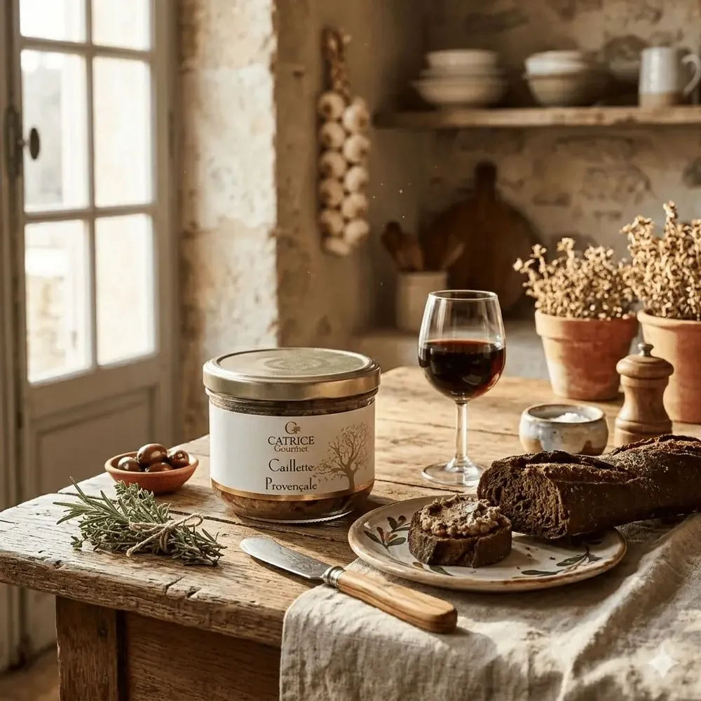 Épicerie fine - Caillette à la provençale 200g - CATRICE GOURMET