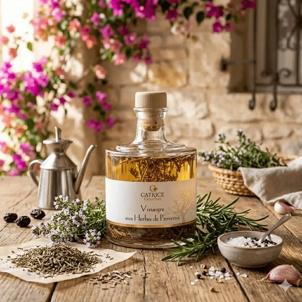 Delicatessen - herbes de Provence"(mixed herbs) & vinegar - CATRICE GOURMET