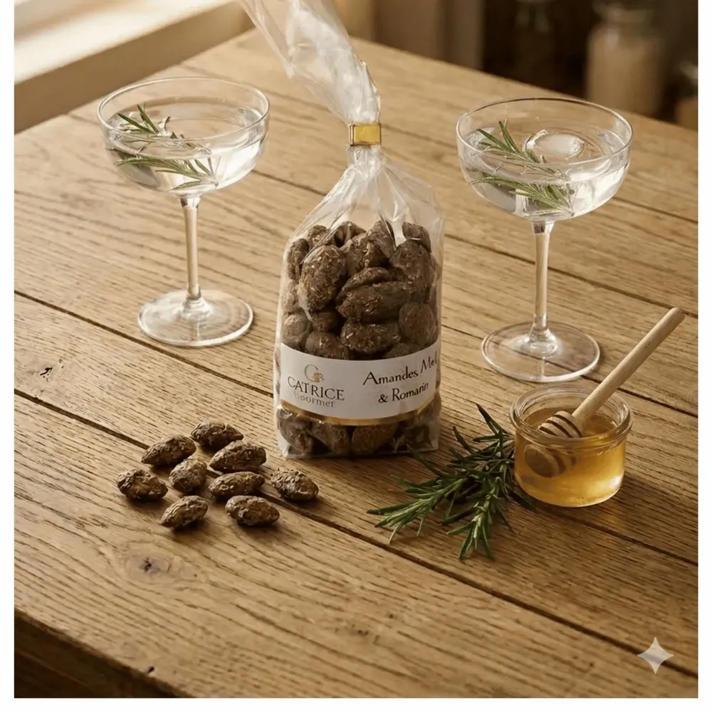 Delicatessen - 150 gAlmonds, honey & rosemary New for 2026 New for 2026 - CATRICE GOURMET